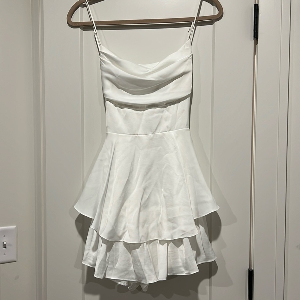 Hello Molly white romper